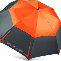 Sun Mountain 68" Manual UV Umbrella -Clubs Shop 2021 Gunmetal Inferno 35712.1633105546