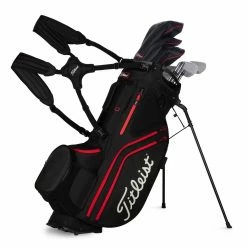 Titleist Hybrid 14 Golf Bag -Clubs Shop 2021 Hybrid 14 Black Black Red TB21SX14 006 01 97247.1659463320