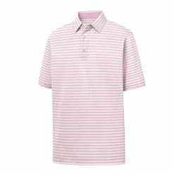FootJoy Golf FootJoy ProDry Performance Lisle 2-Color Stripe Self Collar Polo -Clubs Shop 26539 09450.1675976005