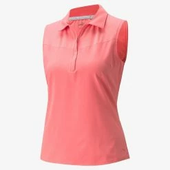 PUMA Golf Puma Womens Harding Sleeveless Polo -Clubs Shop 532993 08 2 34011.1669154922