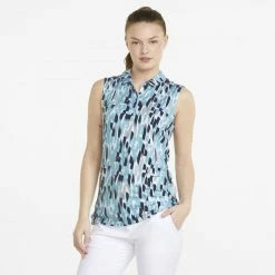 PUMA Golf Puma Womens Cloudspun Three Brush Sleeveless Polo -Clubs Shop 532998 03 mod01 67779.1679079810
