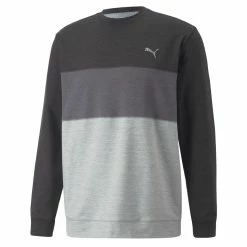 PUMA Golf Puma Cloudspun Colorblock Crewneck -Clubs Shop 535458 01 19667.1679075015