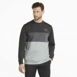 PUMA Golf Puma Cloudspun Colorblock Crewneck