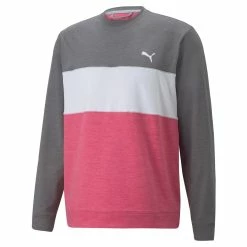 PUMA Golf Puma Cloudspun Colorblock Crewneck -Clubs Shop 535458 07 68515.1679075015