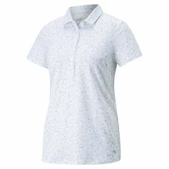 PUMA Golf Puma Womens MATTR Fancy Plants Polo -Clubs Shop 535512 01 69640.1679081939
