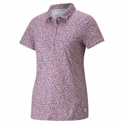 PUMA Golf Puma Womens MATTR Fancy Plants Polo -Clubs Shop 535512 03 28624.1679081939