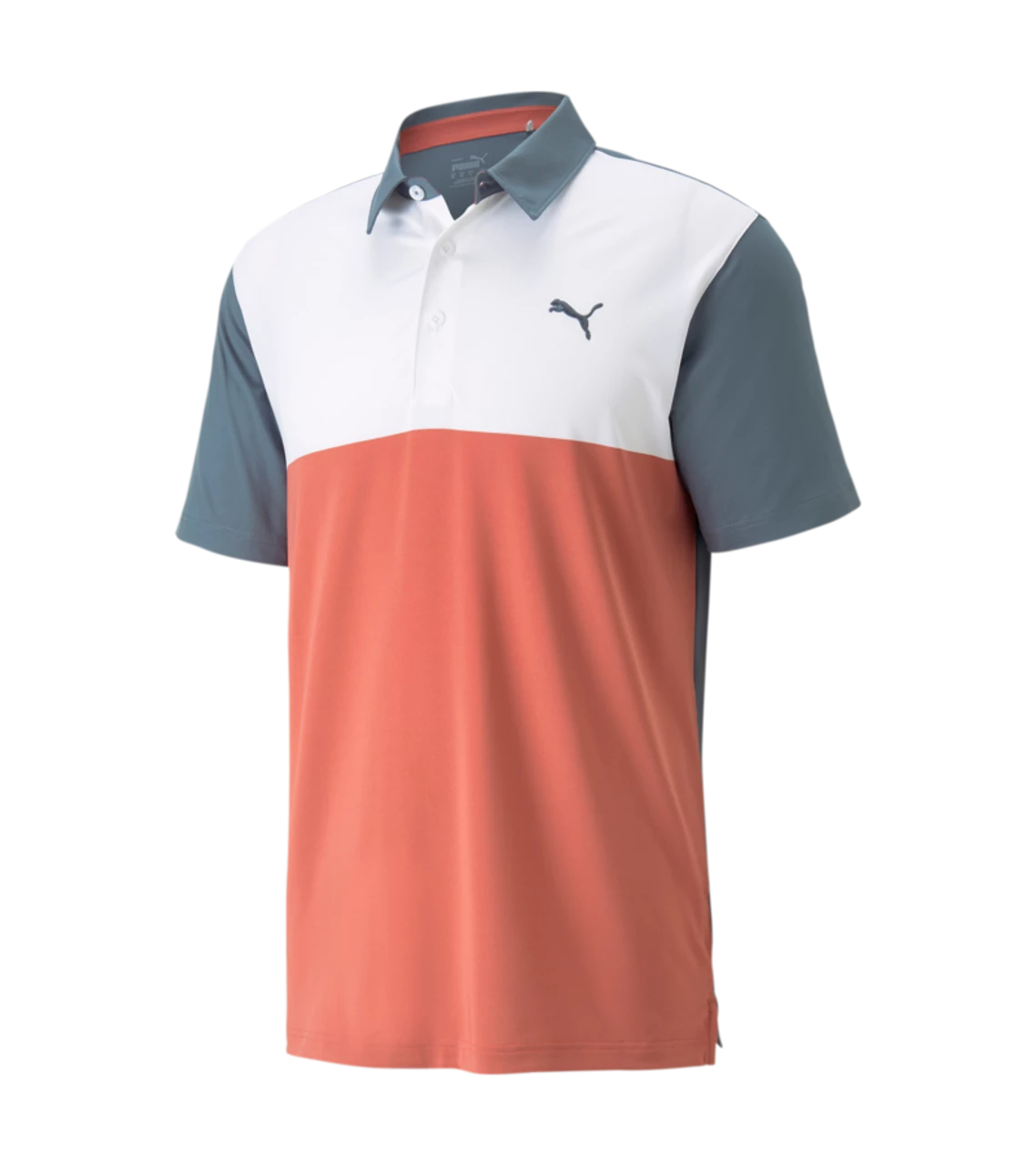 PUMA Golf Puma Cloudspun Colorblock Polo 5 PUMA Golf Puma Cloudspun Colorblock Polo - Image 3