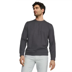 PUMA Golf Puma Cloudspun Heather Crewneck (BN) -Clubs Shop 537466 01 mod01 07431.1679075356