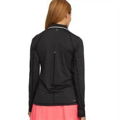 PUMA Golf Puma Womens You-V Long Sleeve Polo -Clubs Shop 537499 01 mod04 67020.1679083220