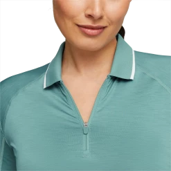 PUMA Golf Puma Womens You-V Long Sleeve Polo -Clubs Shop 537499 04 mod02 38965.1679083220