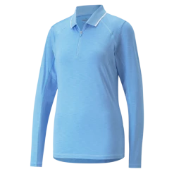 PUMA Golf Puma Womens You-V Long Sleeve Polo -Clubs Shop 537499 05 69354.1679083220