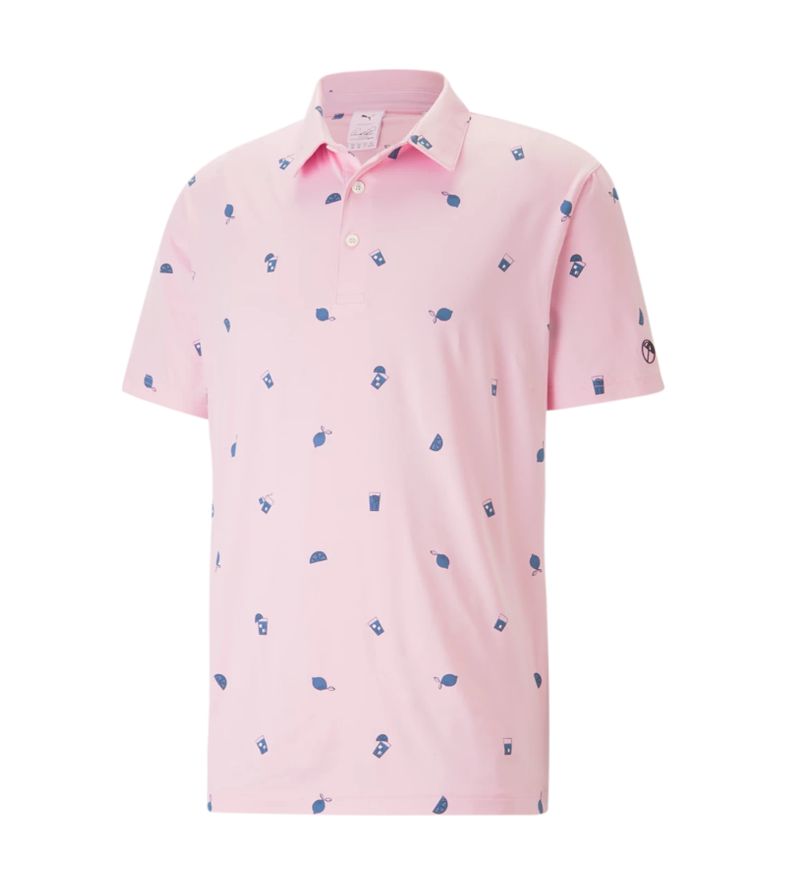 PUMA Golf Puma AP Cloudspun Citrus Polo 7 PUMA Golf Puma AP Cloudspun Citrus Polo - Image 5