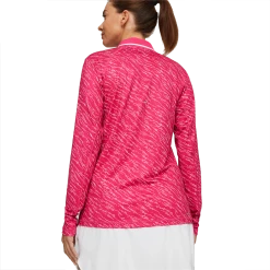 PUMA Golf Puma Womens You-V Whitewater Long Sleeve Polo -Clubs Shop 539036 02 mod04 68600.1673979733