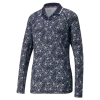 PUMA Golf Puma Womens You-V Island Flower Long Sleeve Polo -Clubs Shop 539037 01 90972.1679083150