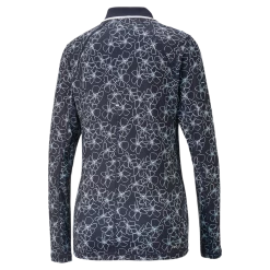 PUMA Golf Puma Womens You-V Island Flower Long Sleeve Polo -Clubs Shop 539037 01 bv 33112.1679083150