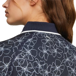 PUMA Golf Puma Womens You-V Island Flower Long Sleeve Polo -Clubs Shop 539037 01 mod02 37697.1679083150