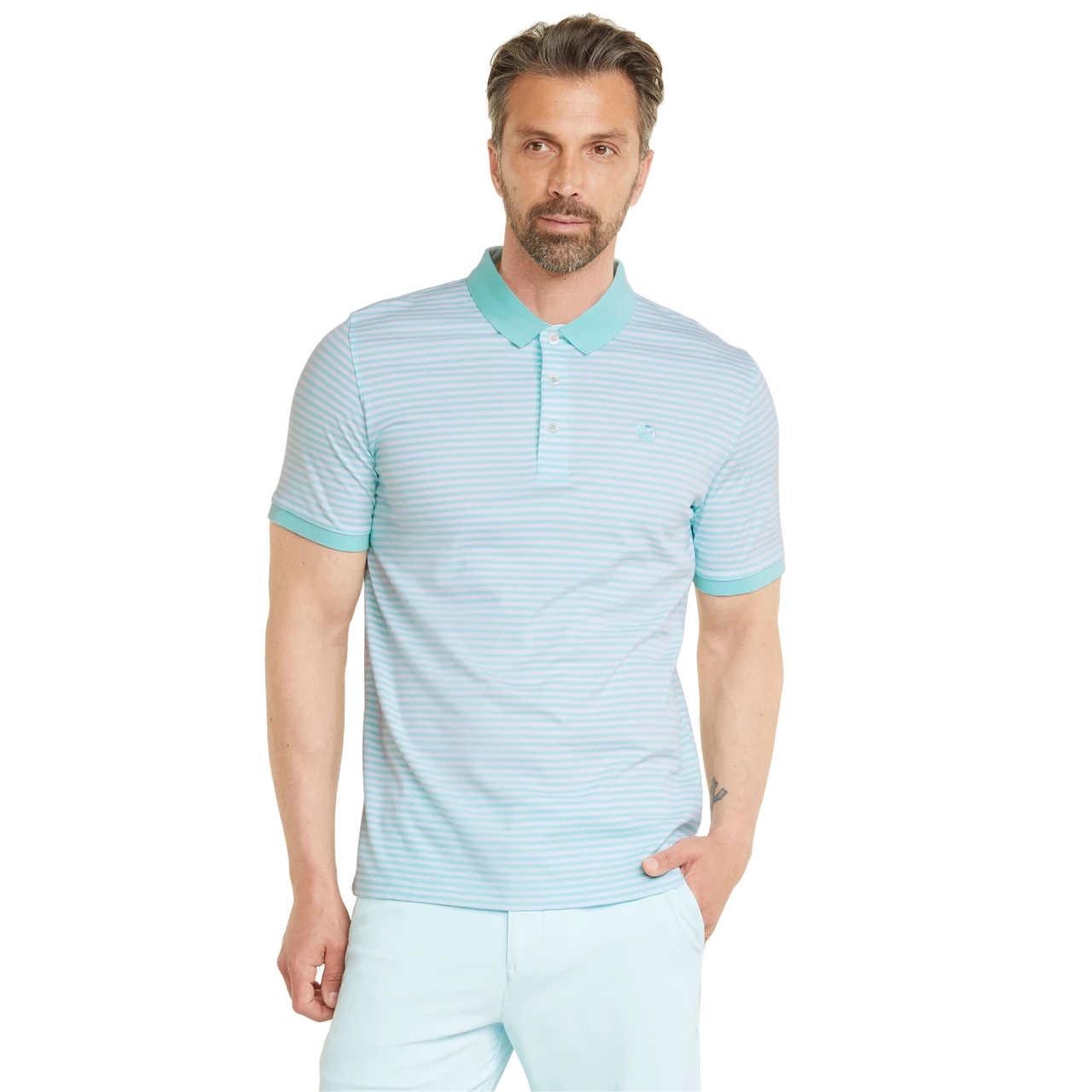 PUMA Golf Puma AP Signature Stripe Polo 4 PUMA Golf Puma AP Signature Stripe Polo - Image 2