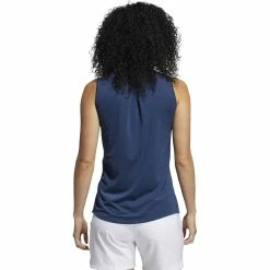 Adidas Golf Adidas Womens Ultimate Solid Sleeveless Polo -Clubs Shop GL6698 01 42964.1678915484