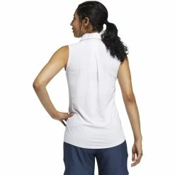 Adidas Golf Adidas Womens Ultimate Solid Sleeveless Polo -Clubs Shop GL6699 01 86514.1678915484