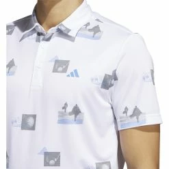 Adidas Golf Adidas Allover Print Polo -Clubs Shop HR7998 03 66182.1678738035