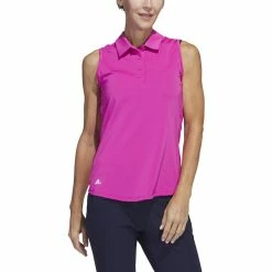 Adidas Golf Adidas Womens Ultimate Solid Sleeveless Polo -Clubs Shop HS2467 34295.1678915484
