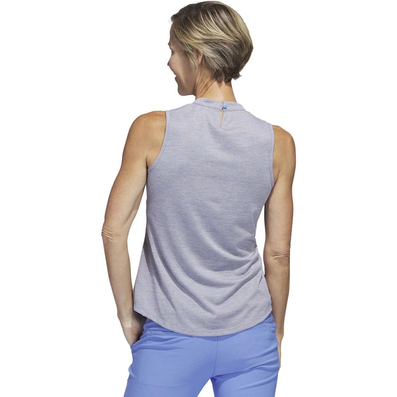 Adidas Golf Adidas Womens Spacedye Sleeveless Polo 4 Adidas Golf Adidas Womens Spacedye Sleeveless Polo - Image 2