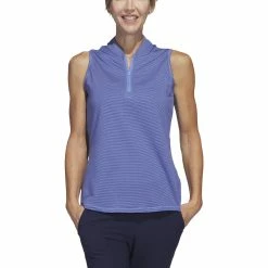Adidas Golf Adidas Womens Two Color Ottoman Sleeveless Polo -Clubs Shop HT1233 46936.1678917474