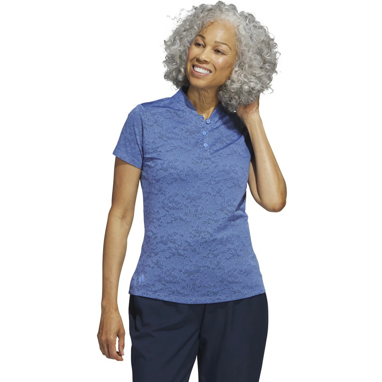 Adidas Golf Adidas Womens Jacquard Polo 6 Adidas Golf Adidas Womens Jacquard Polo - Image 4