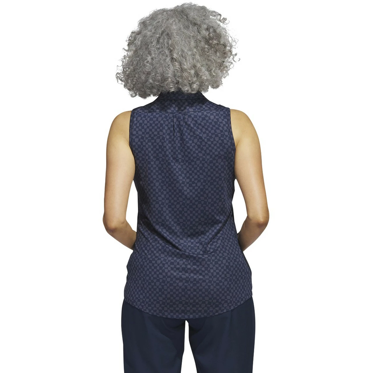 Adidas Golf Adidas Womens Ultimate 365 Printed Sleeveless Polo 2.0 4 Adidas Golf Adidas Womens Ultimate 365 Printed Sleeveless Polo 2.0 - Image 2