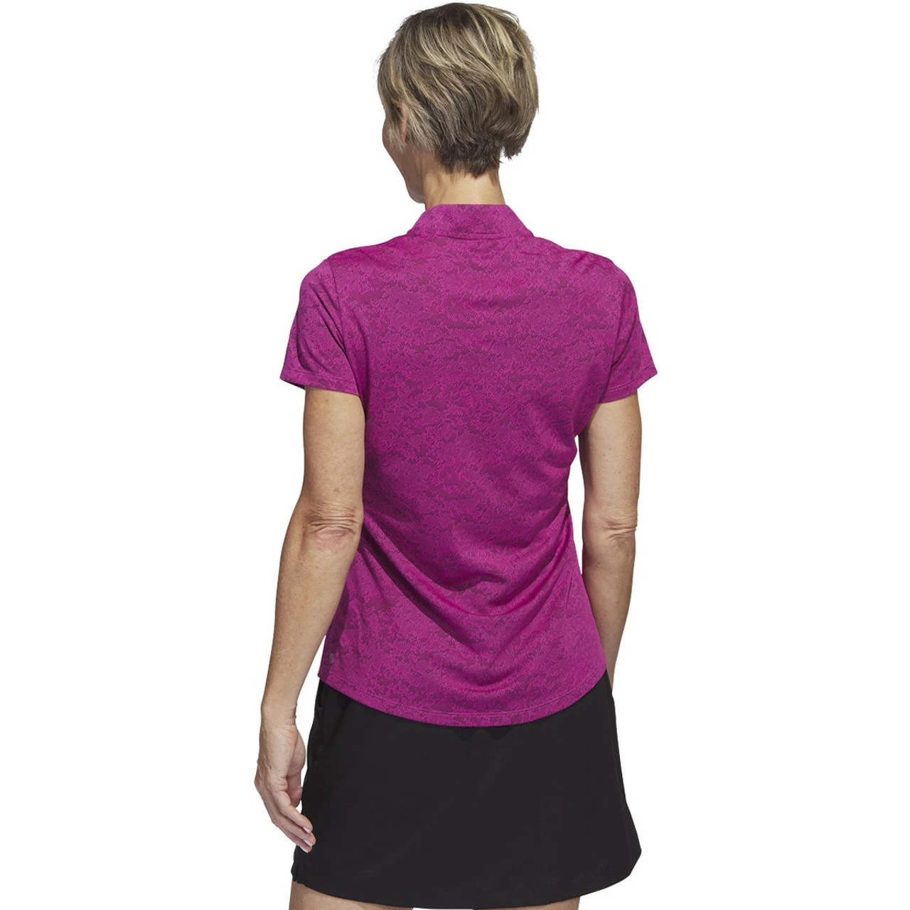 Adidas Golf Adidas Womens Jacquard Polo 4 Adidas Golf Adidas Womens Jacquard Polo - Image 2