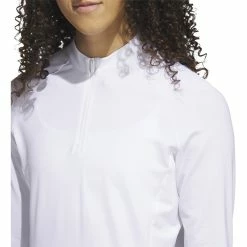 Adidas Golf Adidas Womens Ultimate 365 Solid Quarter Zip Mock -Clubs Shop HY3973 03 44515.1678917832