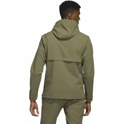 Adidas Golf Adidas Ripstop Quarter Zip Pullover Hoodie -Clubs Shop HY5379 01 71802.1676398240