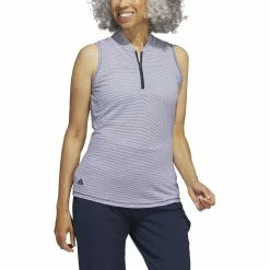 Adidas Golf Adidas Womens Two Color Ottoman Sleeveless Polo -Clubs Shop IA7826 17301.1678917474