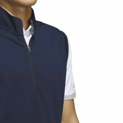 Adidas Golf Adidas Elevated Quarter Zip Pullover Vest -Clubs Shop IB4541 03 58446.1676398602