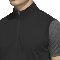Adidas Golf Adidas Elevated Quarter Zip Pullover Vest -Clubs Shop IB4542 03 50180.1676398602