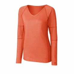 Cutter & Buck Ladies Long Sleeve Victory V-Neck Shirt -Clubs Shop LCK08701 CLO MANN HG 20229.1649712075