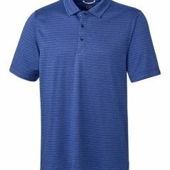 Cutter & Buck Cascade Melange Stripe Polo -Clubs Shop MCK00058 TBH MANN HG 32769.1633547890
