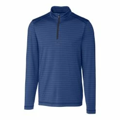 Cutter & Buck Holman Stripe Half Zip 14 Cutter & Buck Holman Stripe Half Zip -Clubs Shop MCK00087 LNH MANN HG 45883.1669057662