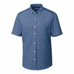 Cutter & Buck Reach Oxford Short-Sleeve Shirt 8 Cutter & Buck Reach Oxford Short-Sleeve Shirt -Clubs Shop MCK00175 IND MANN HG 43206.1669061168