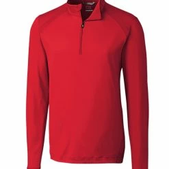 Cutter & Buck Cutter And Buck Williams Half Zip Pullover -Clubs Shop MCK09324 RD MANN HG 44575.1637087906