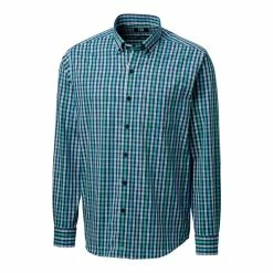 Cutter & Buck Anchor Double Check Plaid Shirt -Clubs Shop MCW00174 FRM MANN HG 08949.1669061458