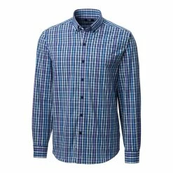 Cutter & Buck Anchor Double Check Plaid Shirt -Clubs Shop MCW00174 MJS MANN HG 16707.1669061458