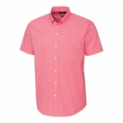 Cutter & Buck Strive Dit-Dat Print Short Sleeve Shirt -Clubs Shop MCW00179 EMB MANN HG 96930.1669061631