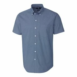 Cutter & Buck Strive Dit-Dat Print Short Sleeve Shirt -Clubs Shop MCW00179 IND MANN HG 75481.1669061631