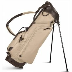 Sun Mountain Canvas / Leather Stand Bag -Clubs Shop NaturalBrown 25151.1674226289