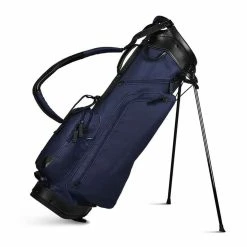 Sun Mountain Canvas / Leather Stand Bag -Clubs Shop NavyBlack 37826.1674226289