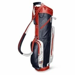 Sun Mountain Leather Cart Bag 12 Sun Mountain Leather Cart Bag -Clubs Shop NavyWHiteRed 19245.1621612874