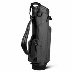 Sun Mountain Canvas / Leather Cart Bag -Clubs Shop SlateBlack 60637.1621613418