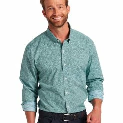 Cutter & Buck Strive Leaf Print Shirt