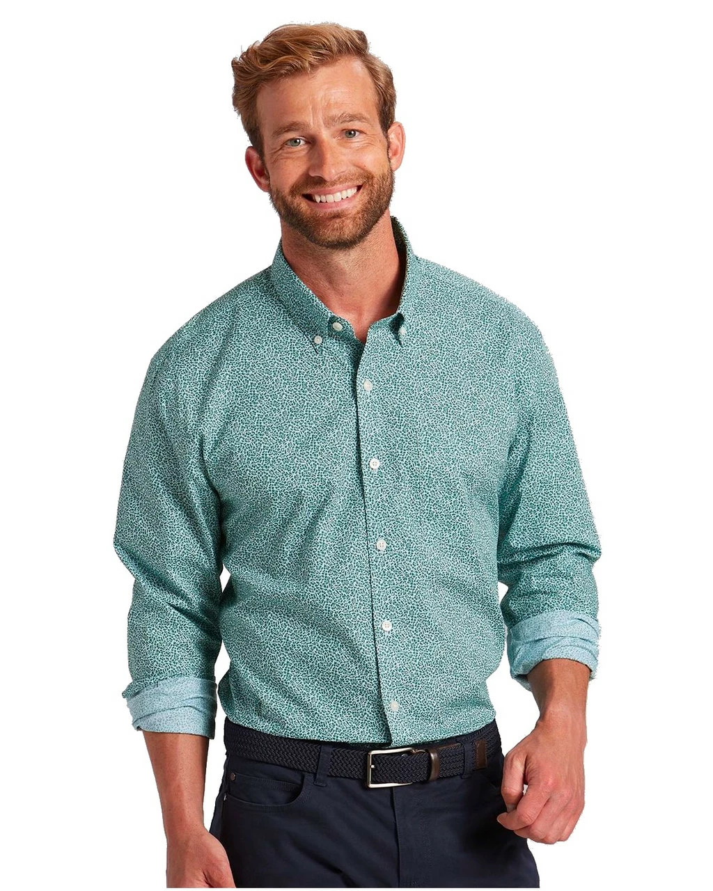 Cutter & Buck Strive Leaf Print Shirt 3 Cutter & Buck Strive Leaf Print Shirt